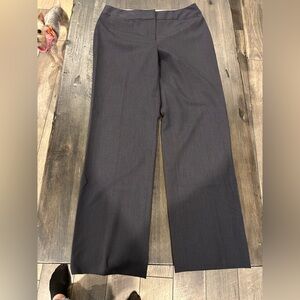 Liz Claiborne Charcoal Wide-Leg Pants